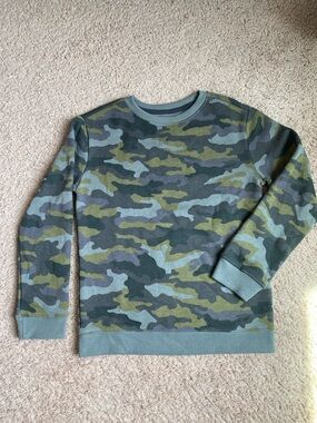 ⚡️4/$25 Cat & Jack Camo Crewneck Sweatshirt